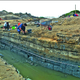 The drained “kothon” during excavations.